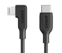 Anker USB-C to 90 Degree Lightning Cable (3 ft)